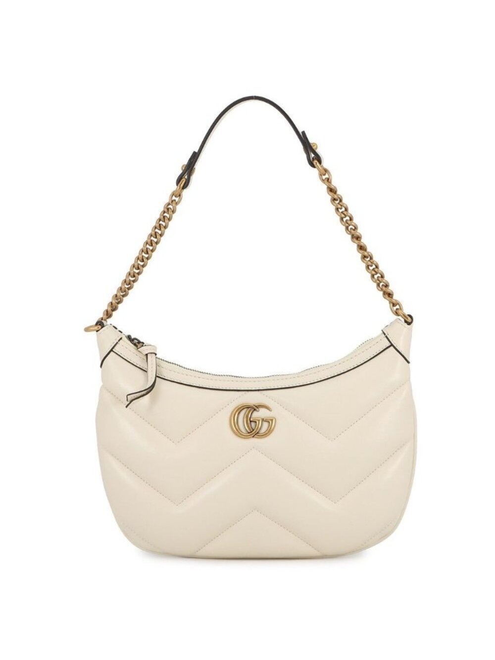 Gucci Chain Shoulder Bag GG Marmont Small Quilted Leather